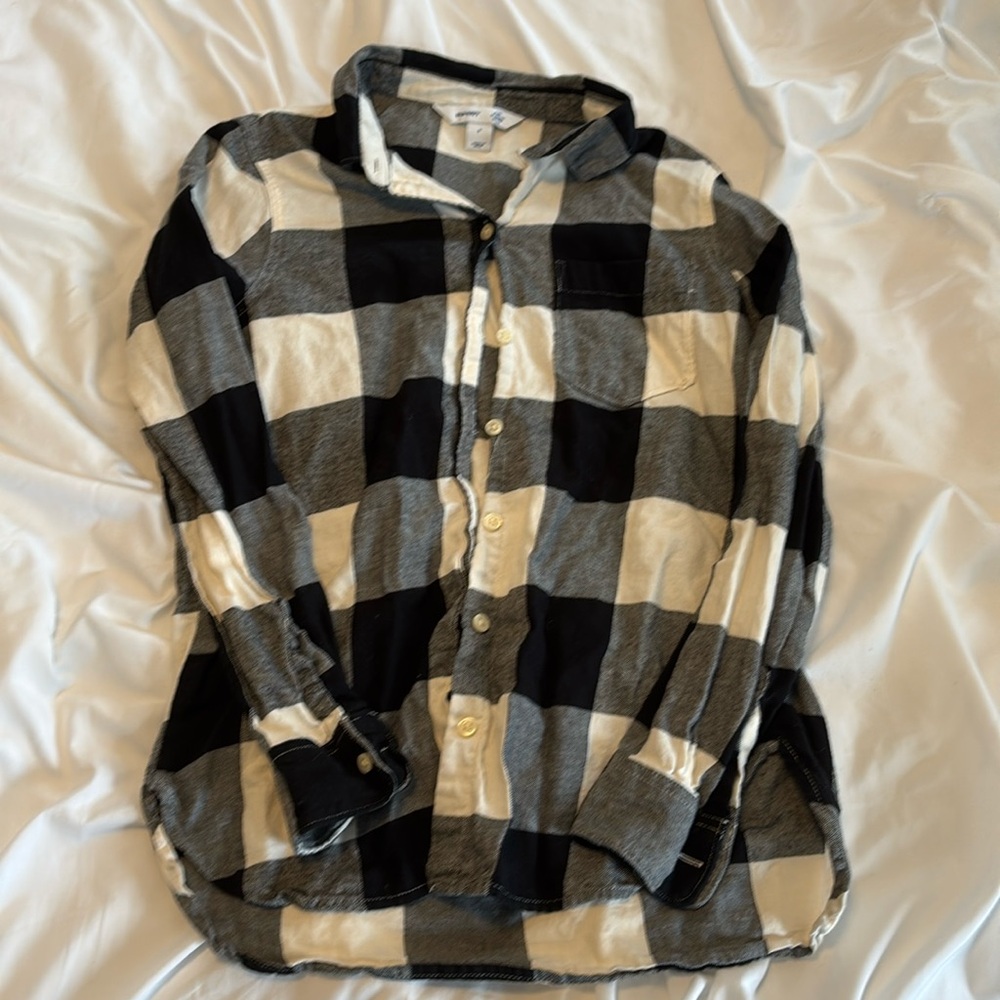Black and white the classic shirt flannel old navy